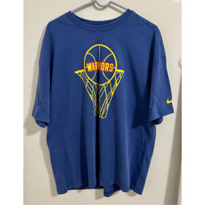 Golden State Warriors NBA The Nike Tee Men’s Blue T-Shirt Size Large